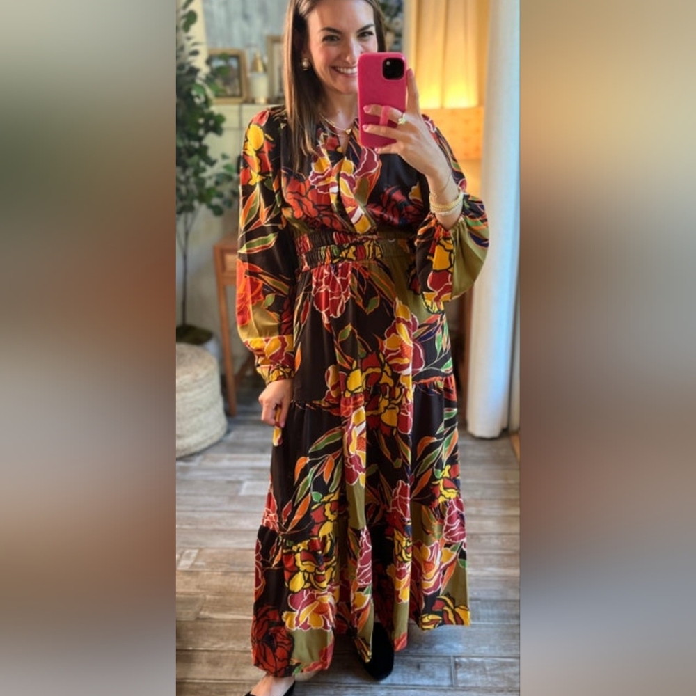 Floral Long Sleeve Dress